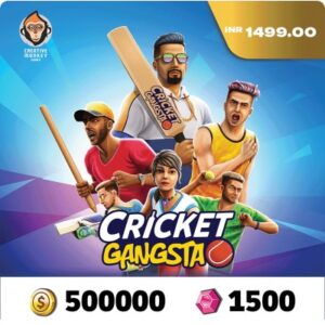 Cricket Gangsta Coin Pack 500,000 + Gem Pack 1500 IND